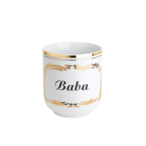 Porzellan Häferl mit Aufschrift "Baba"